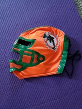 Luchador wrestling mask wrestler Miami Dolphins Style lucha libre NFL