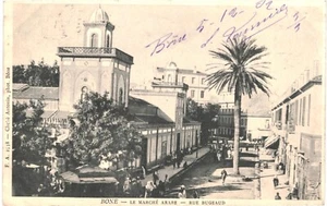 CPA Carte Postale Algérie Bone Marché Arabe Rue Bugeaud 1902 VM81281ok - Picture 1 of 2