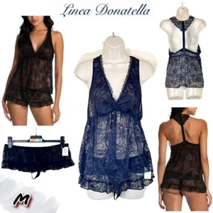 NWT Linea Donatella M Sultry Lace Camisole & Thong Set SUL090 - Picture 1 of 11
