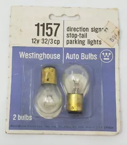 1157 Bulb Stop Tail Signal light bulbs Westinghouse USA Original Vintage - Picture 1 of 2