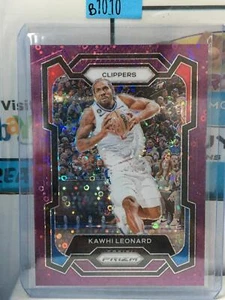 Prizm KAWHI LEONARD 2023-24 púrpura Fast Break paralelo/75 #4 LA Clippers #B1010 - Imagen 1 de 1