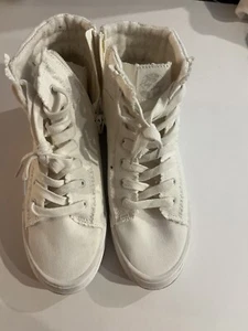 Women’s Roxy Rae Mid-Top Shoes White Size 8 - Picture 1 of 8