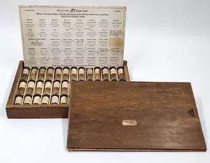 Uhrmacher Schwalbenschwanzbox Schiebedeckel Uhrenteile - Bild 1 von 14