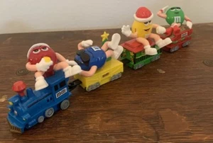 M&Ms Candy Christmas Train 2005 Red, Green, Blue, Yellow - Bild 1 von 5