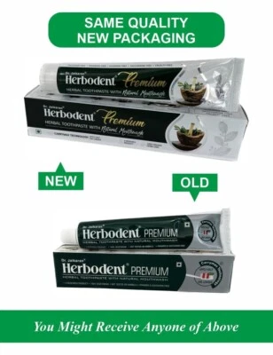 Herbodent Premium травяная зубная паста упаковка из 6 натуральных ароматизаторов зубная паста - Изображение 1 из 4