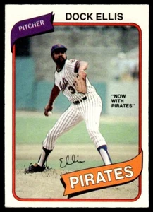 1980 O-Pee-Chee Dock Ellis Pittsburgh Pirates #64 R83 - Picture 1 of 2