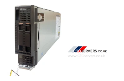 HP Proliant BL460c Gen 8 Server Blade Dual 10-Core E5-2690 V2 3Ghz 32GB RAM 10GB - Image 1 of 4