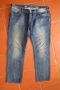 H.I.S HIS klassische gerade Jeans MARVIN mittelblau W40 L32 used Look - Bild 1 von 4