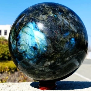 7,25 lb Natural Magnífico Labrador Bola Cuarzo Cristal Piedra Espécimen Curación - Imagen 1 de 21