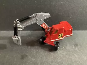 Matchbox King Size K-1 Hydraulic Excavator, Red & Silver/Grey, 1970 - Picture 1 of 14