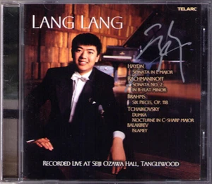 LANG LANG Signed LIVE AT SEIJI OZAWA HALL Brahms Balakirev Rachmaninov Haydn CD - Picture 1 of 1