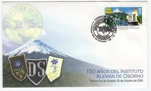 CHILE 2004 German Institue 150 years FDC RARE - Picture 1 of 1