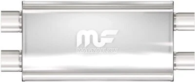 Silenciador de escape MagnaFlow Performance doble ovalado acero inoxidable 3 pulgadas 12599 NUEVO Foto 1 de 3
