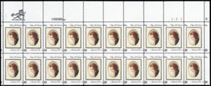 1926, Black Color Shift MAJOR ERROR - PL# Strip of 20 Stamps - Stuart Katz - Picture 1 of 1