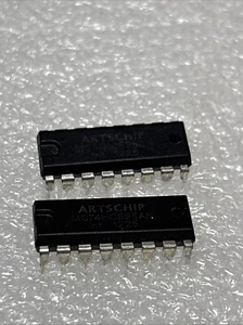 Lot 2 Artschip MC74HC595AN 8-Bit Serial Input Output Register IC Chip @CPUCY - Picture 1 of 1