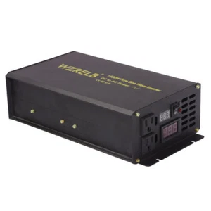 3000W Peak 1500W Pure Sine Wave Power Inverter 12/24V DC to 120/220V AC Off Grid - Picture 1 of 5