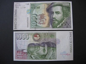 SPAIN 1000 Pesetas 1992 (P163) UNC - Picture 1 of 1