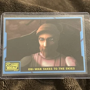 2008 Topps Star Wars: The Clone Wars Blue Animation Cels Obi-Wan Kenobi NM FS - Picture 1 of 7