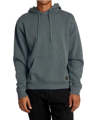 RVCA Mens Regular Fit Hooded Sweatshirt Americana Hoodie 2 Balsam Green, Small - Image 1 of 4