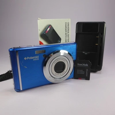Polaroid Digital Camera iX828 20.1MP Blue Tested - Image 1 of 4