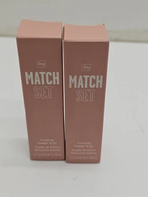Lot of 2 FMG Avon Match Set Finishing Powder To-Go Invisible 0.09 oz New - Image 1 of 4