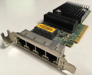 7055021 Sun Oracle ATLS21QGE Quad Port PCIe Gigabit UTP Ethernet Adapter Low Pro - Picture 1 of 4