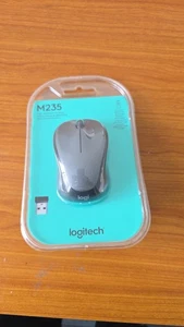 Logitech Wireless Mouse M235 Optical 1000 DPI 2.4 GHz USB Wireless Receiver - Picture 1 of 2
