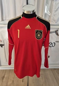 DFB Deutschland Torwarttrikot rot WM 2010 Gr. 176/S Nr. 1 Adler - Bild 1 von 8