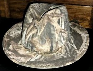 Advantage Timber Camo Fedora Hat Camouflage Deer Hunting Men's Size Large USA - Picture 1 of 8