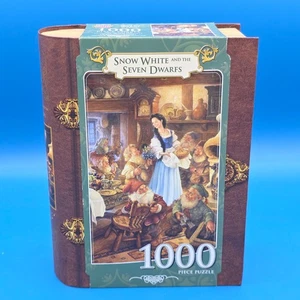 NIB! 1000 Piece Puzzle Snow White And The Seven Dwarfs MasterPieces - Picture 1 of 7