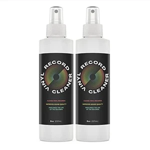 2 Pack Record Cleaning Solution to Remove Dirt & Debris Safely, 8oz Spray Bottle - Picture 1 of 7