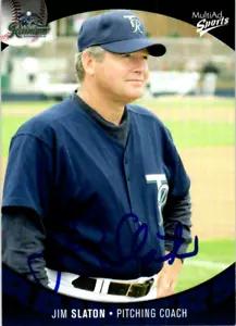 Jim Slaton signiert 2003 MultiAd Tacoma Rainiers #41 Trainer - Bild 1 von 6