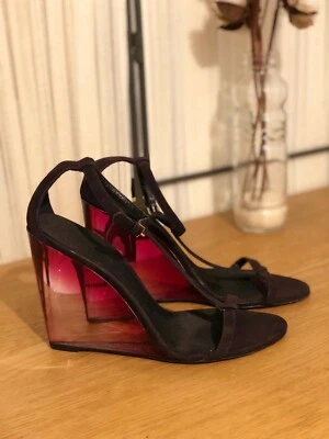 Sandalias Burberry Prorsum berenjena  Foto 1 de 4