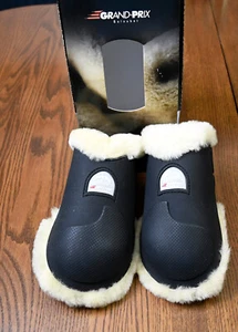 Veredus, NEU Grand Prix Baloubet Lammfell Hinterstiefel, schwarz, Large 249,95 $ - Bild 1 von 6