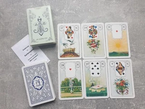 Lenormand Karten Blaue Eule ~ Wahrsagekarten ~ No 12273/151 ~ 36 Karten +Booklet - Bild 1 von 4