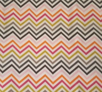 25" Zigzag Emma & Mila Eugene Textiles 100% Cotton Fabric - Image 1 of 3