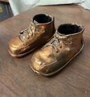 Vintage Lovely Copper or Bronze Baby Shoes