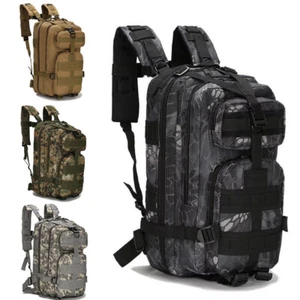 Armee Militär Taktisch Trekking Rucksack Wandern Camping Tasche Camouflage 30L - Bild 1 von 23