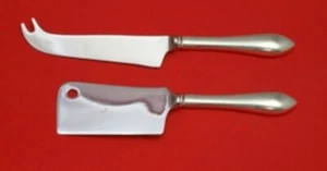 Pointed Antique by Dominick and Haff Sterling Silver Cheese Set 2pc Custom Made - Picture 1 of 2