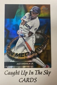 Jazz Chisholm Jr 2024 Topps Series 2 Gold Mega Stars #23/50 SSP Marlins/Yankees - Picture 1 of 2