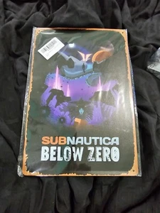Subnautical Below Zero metal wall home decor tin sign Art W4 - Picture 1 of 3