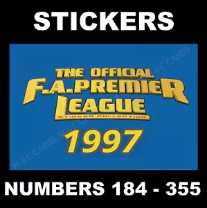 Pegatinas de fútbol Merlin Premier League 1997 #184 a 355 - Imagen 1 de 175