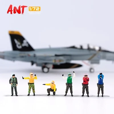 Resin 1/72 Scale USA Aircraft Carrier Soldier Diorama Miniature Model Figures - Image 1 of 4