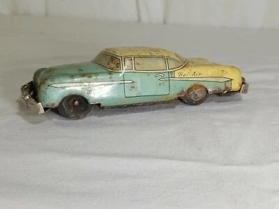 1955 Chevrolet Bel Air Car Model Japanese Tin Car by Linemar - Image 1 of 4