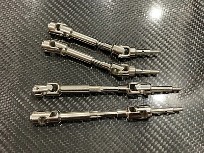 Hard Steel Front & REAR CVD for Traxxas 1/10 Rustler 4x4 VXL 4pcs SS - Image 1 of 3