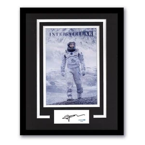 Matthew McConaughey "Interstellar" AUTOGRAPH Signed Framed 11x14 Display B ACOA - Picture 1 of 3