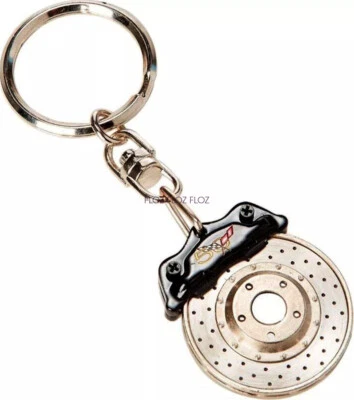 for Autoart Racing Brake disc keychain for CORVETTE 50th Anniversary Black model - Image 1 of 4