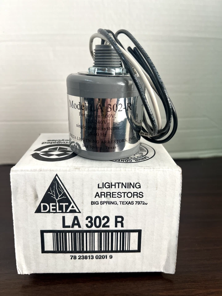 Novo para-raios monofásico Delta LA302-R - Imagem 1 de 1