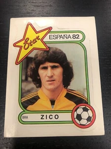 ZICO PANINI'S STICKER ESPANA 82 STAR CON VELINA - Bild 1 von 2