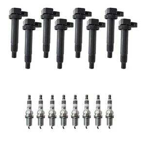 Hitachi 8 Ignition Coil 8 NGK Ruthenium Spark Plugs Kit For GS430 4.3 V8 3UZ-FE - Picture 1 of 1